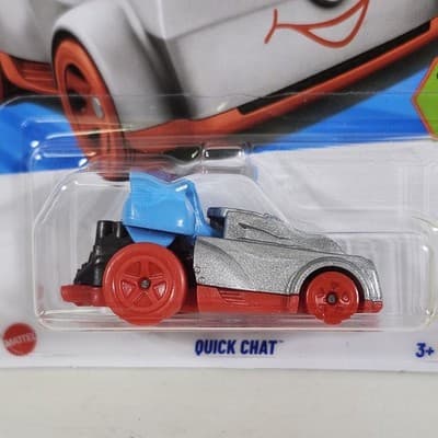 2025 Hot Wheels Fisher Price Quick Chat Telephone Silver Car 1/64 Toy NEW - Thumbnail 2