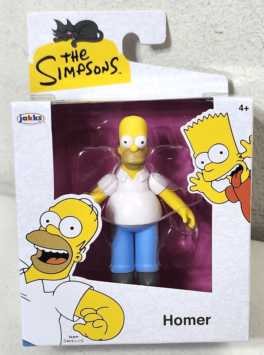 Jakks Pacific The Simpsons Homer Action Figure Kids Toy 2.5" NEW