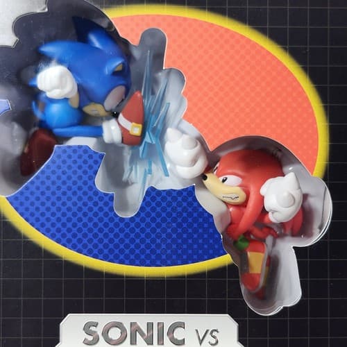 Sonic VS Knuckles Sonic the Hedgehog 2024 Hallmark Christmas Ornaments Walmart - Thumbnail 2