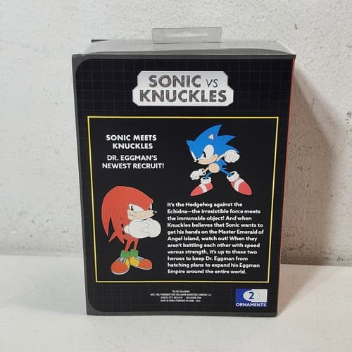 Sonic VS Knuckles Sonic the Hedgehog 2024 Hallmark Christmas Ornaments Walmart - Thumbnail 4