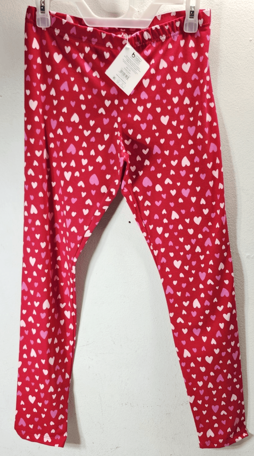 Heart Design Girls Size XXL Leggings Pants 18 NEW - Thumbnail 5