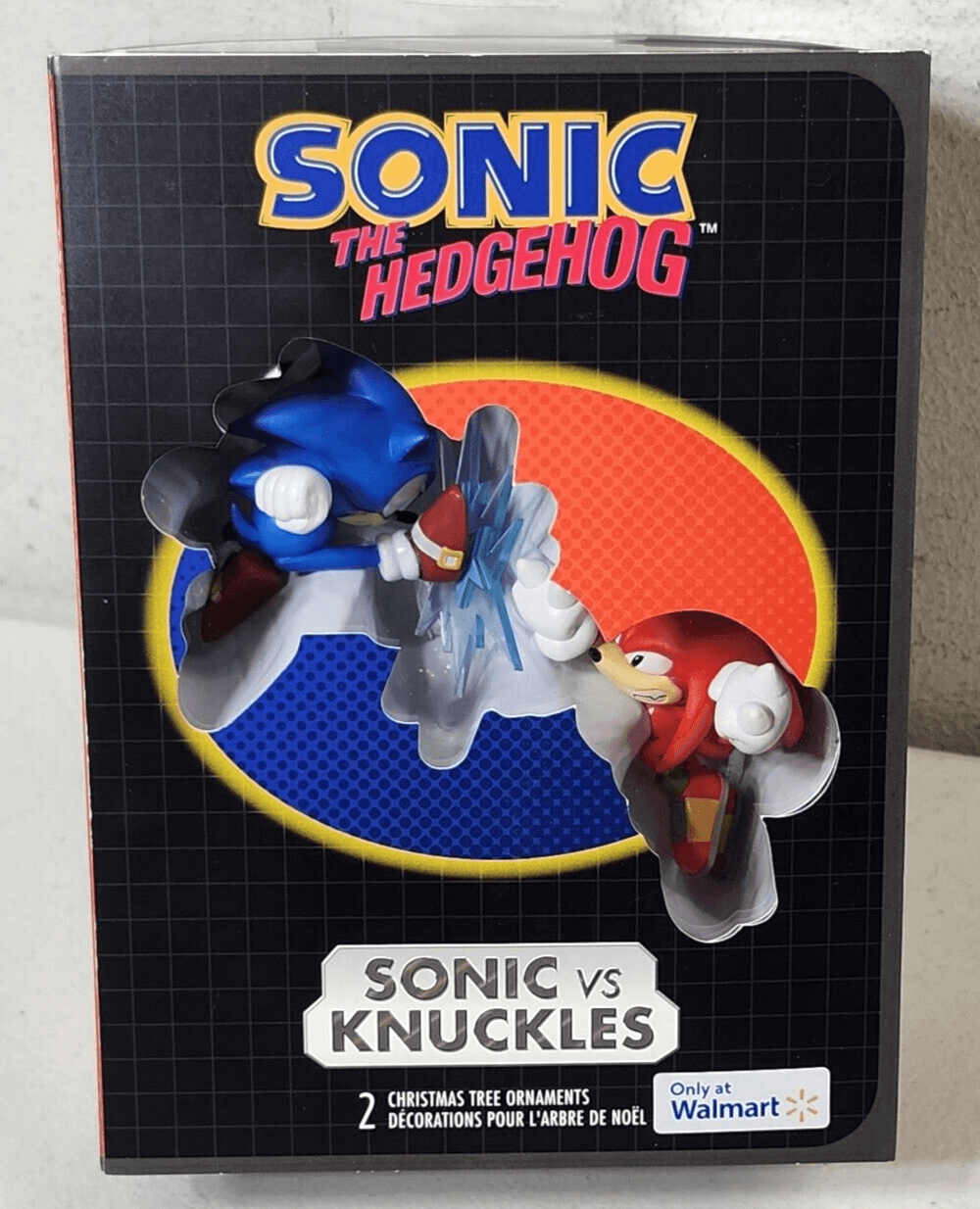 Sonic VS Knuckles Sonic the Hedgehog 2024 Hallmark Christmas Ornaments Walmart