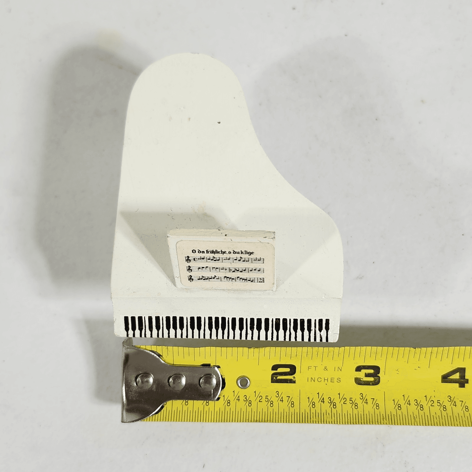 Doll House Grand Piano Miniature Music Accessory Lunby White - Thumbnail 9