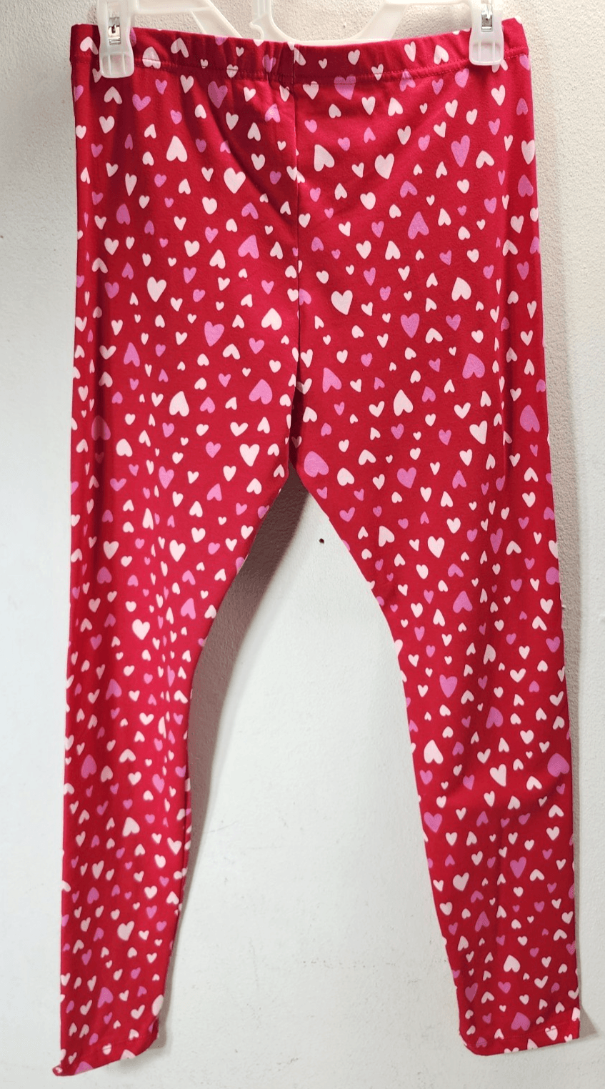 Heart Design Girls Size XXL Leggings Pants 18 NEW - Thumbnail 4