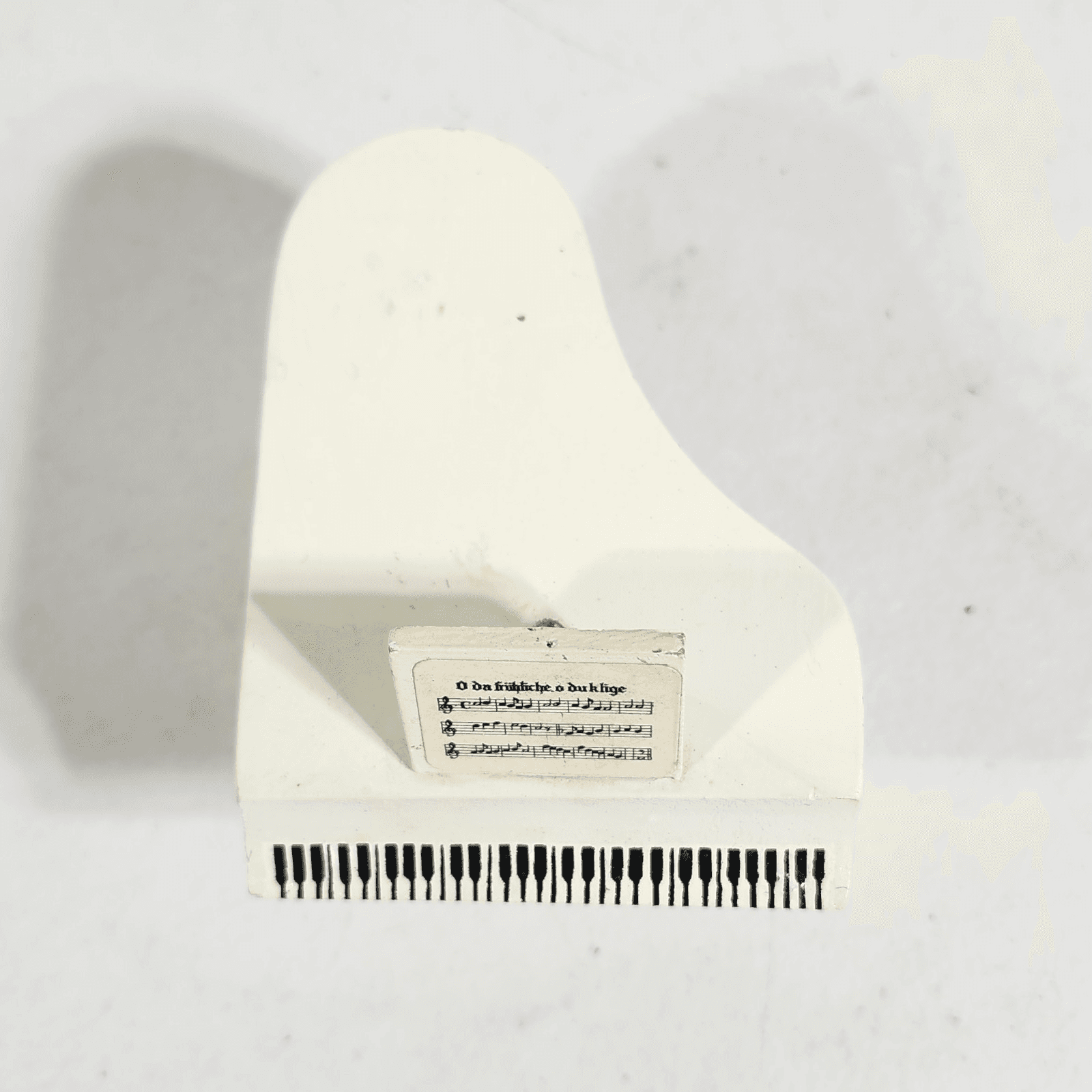 Doll House Grand Piano Miniature Music Accessory Lunby White - Thumbnail 6