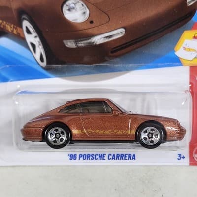 2026 Hot Wheels '96 Porsche Carrera Then And Now Orange Car 1/64 Toy NEW - Thumbnail 2