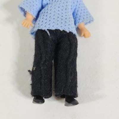 Vintage ARI German Rubber Doll 4" Wearing Clothes - Thumbnail 2