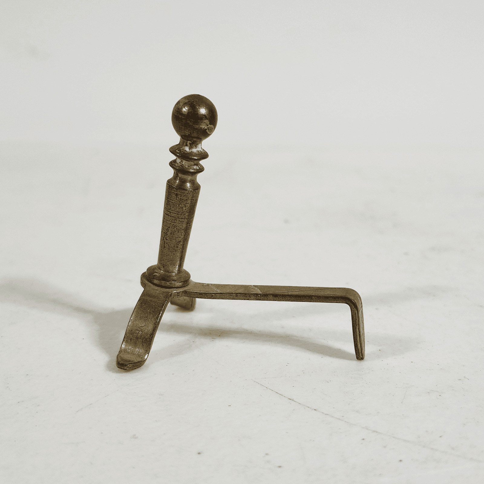 Dollhouse Miniature 1:12 Vintage Brass Fireplace Andiron - Thumbnail 4