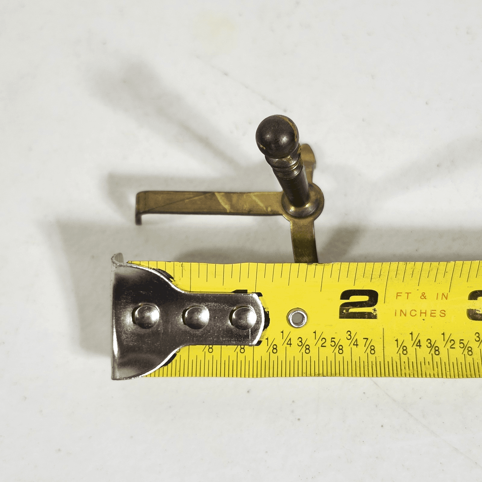 Dollhouse Miniature 1:12 Vintage Brass Fireplace Andiron - Thumbnail 6