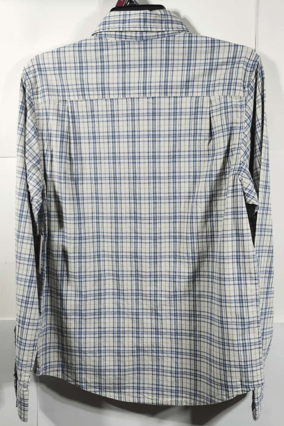 George Men's Small Button Up Shirt Long Sleeve Poplin Plaid NEW - Thumbnail 6