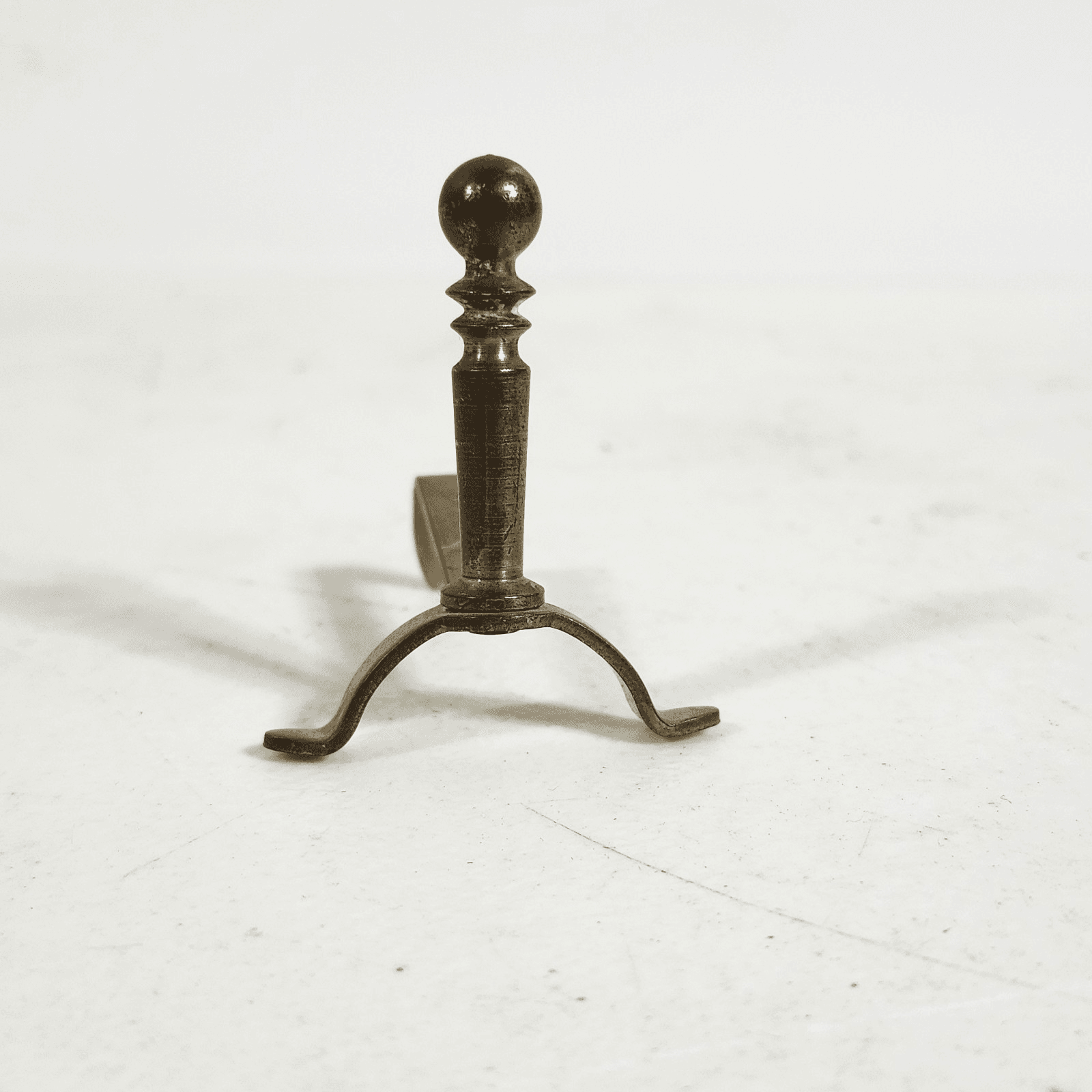 Dollhouse Miniature 1:12 Vintage Brass Fireplace Andiron - Thumbnail 5
