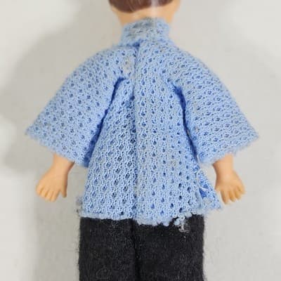 Vintage ARI German Rubber Doll 4" Wearing Clothes - Thumbnail 7