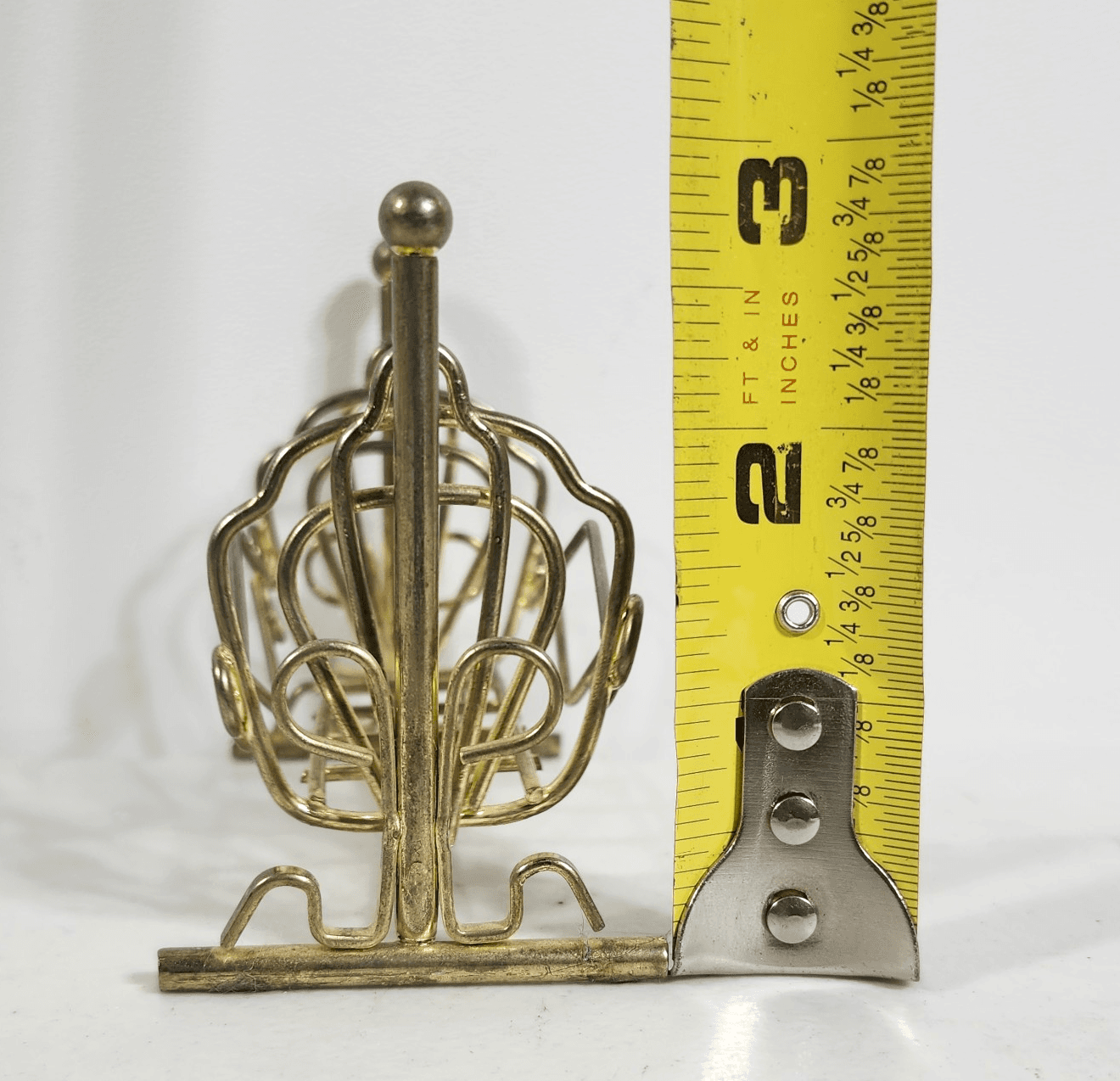 Vintage Brass Doll Furniture Swinging Baby Cradle Antique Doll Cradle - Thumbnail 9