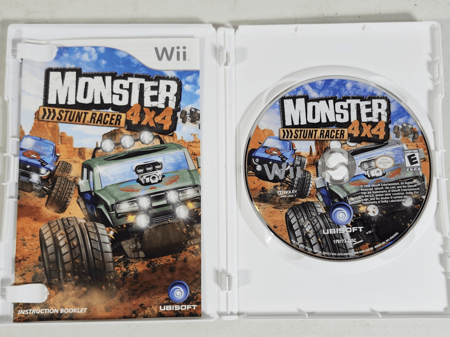 Monster 4x4 Stunt Racer Nintendo Wii Video Game Complete CIB - Thumbnail 2
