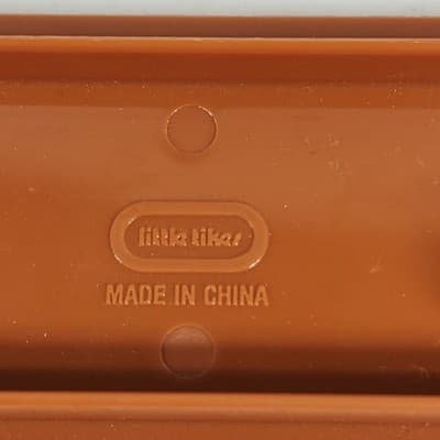 Little Tikes Doll House Coffee Table Brown Plastic Miniature Toy - Thumbnail 5