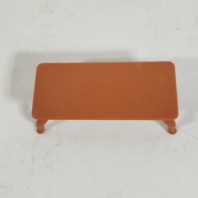 Little Tikes Doll House Coffee Table Brown Plastic Miniature Toy - Thumbnail 2