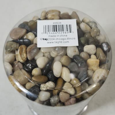 Tag River Stones Rocks for Vases Candles Flower Arrangements Aquariums 5LBS - Thumbnail 4