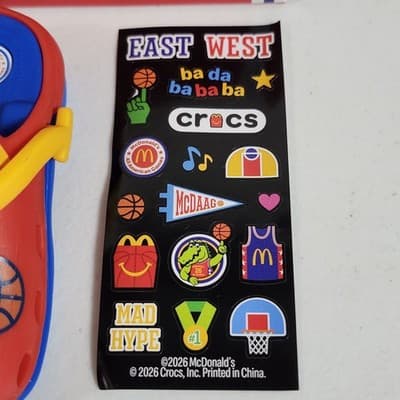2026 McDonald's x All American Game x Crocs Happy Meal Toy - Thumbnail 3
