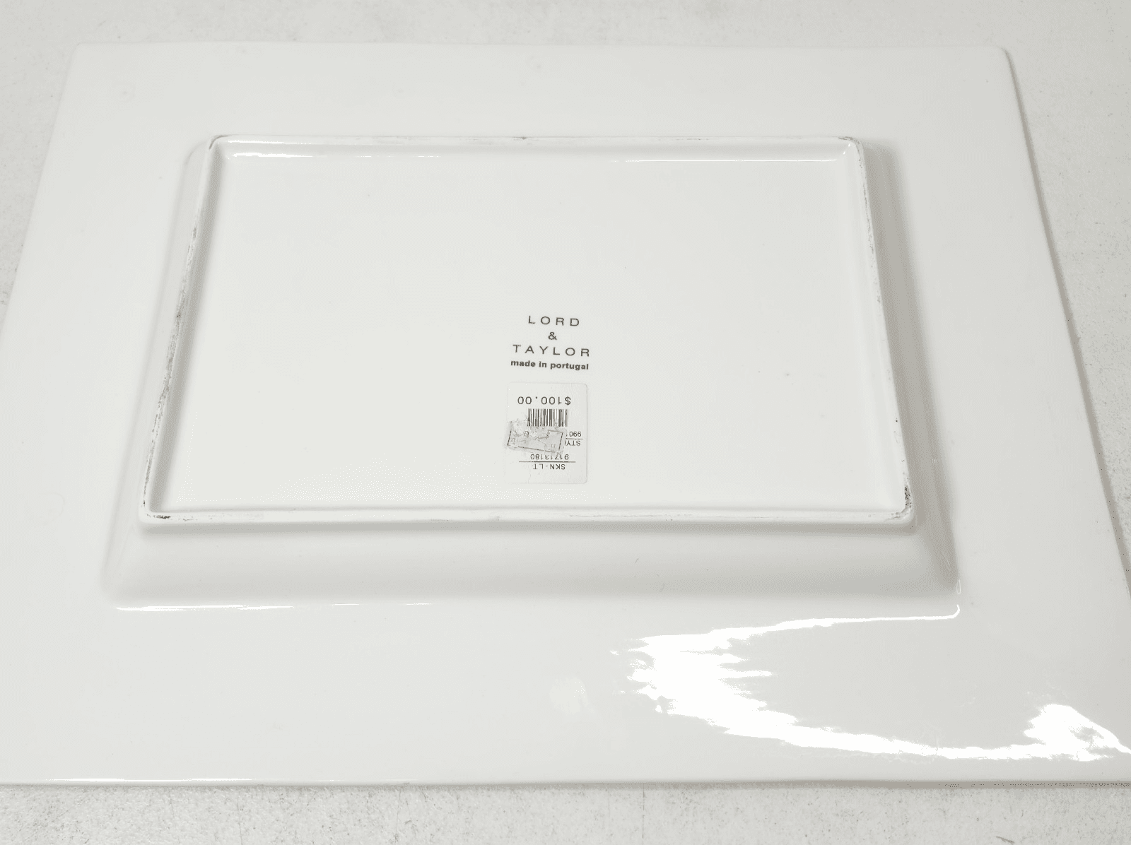 Vintage Lord & Taylor Serving Tray Platter 18" Made in Portugal Home Decor - Thumbnail 8