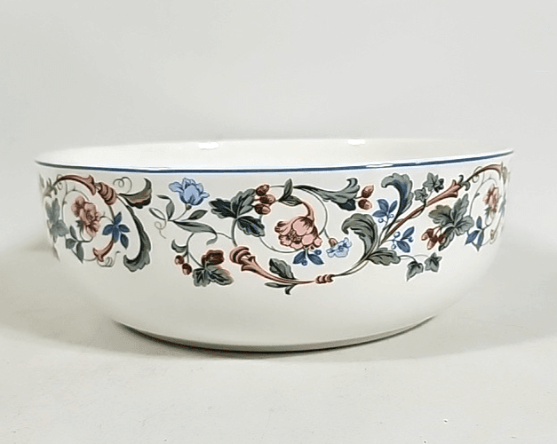 Mikasa Maxima Laureate Floral Serving Bowl 8.25" Japan Dinnerware - Thumbnail 2