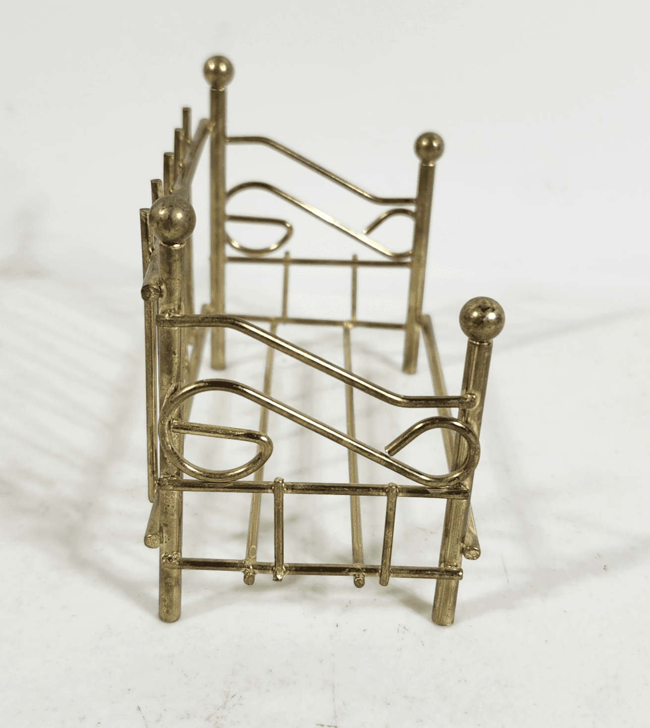 Artisan Dollhouse Miniature Brass Day Bed 1:12 Scale Furniture - Thumbnail 5