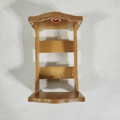 1/12 Miniature Vintage Wooden Bed Dollhouse Bedroom Furniture Toy Painted - Thumbnail 10