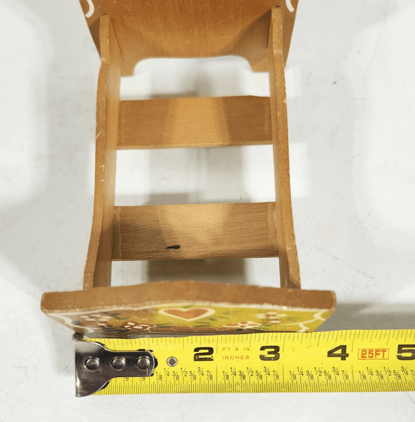1/12 Miniature Vintage Wooden Bed Dollhouse Bedroom Furniture Toy Painted - Thumbnail 13