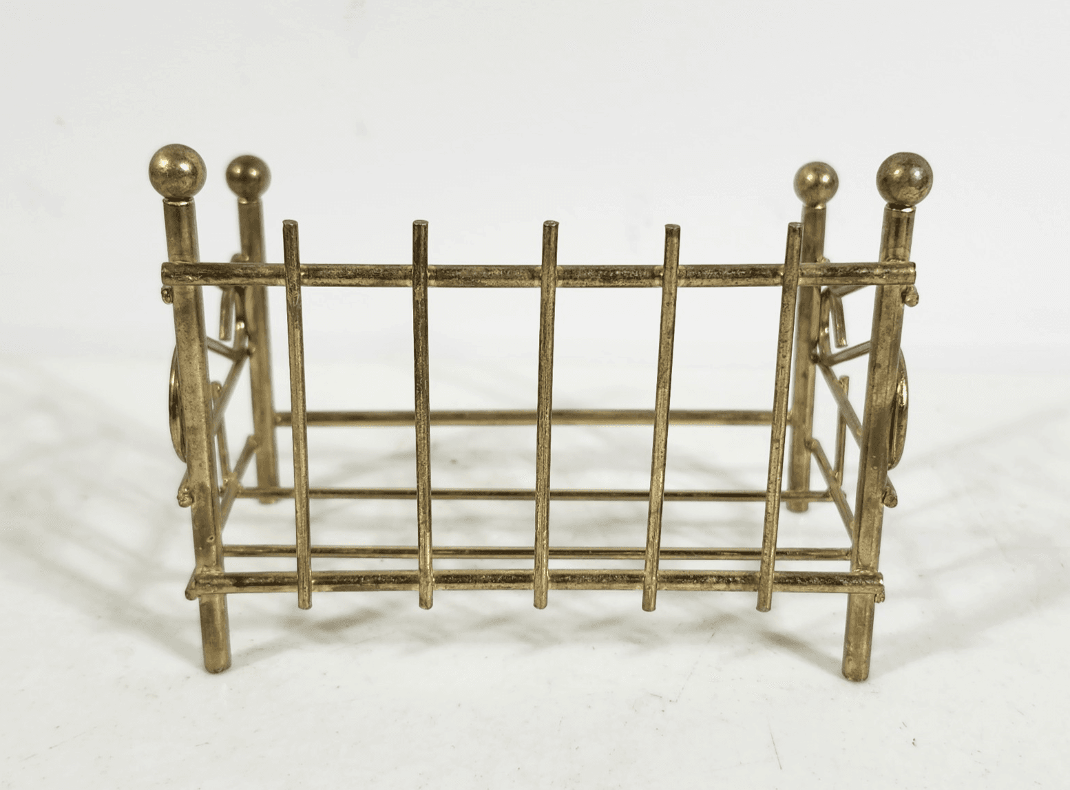 Artisan Dollhouse Miniature Brass Day Bed 1:12 Scale Furniture - Thumbnail 4