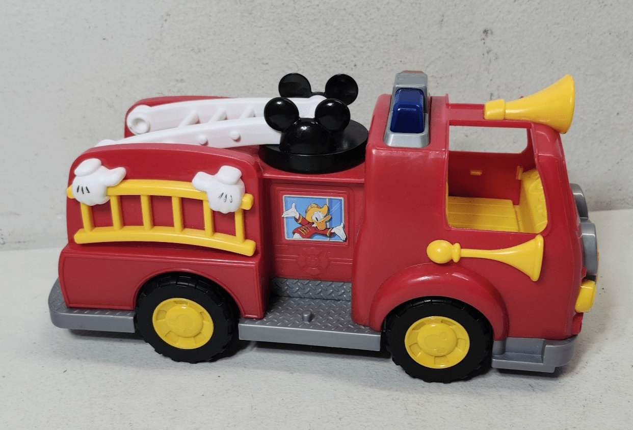 Disneys Mickey Mouse Fire Engine Fire Truck Toy With Lights And Sound - Thumbnail 3