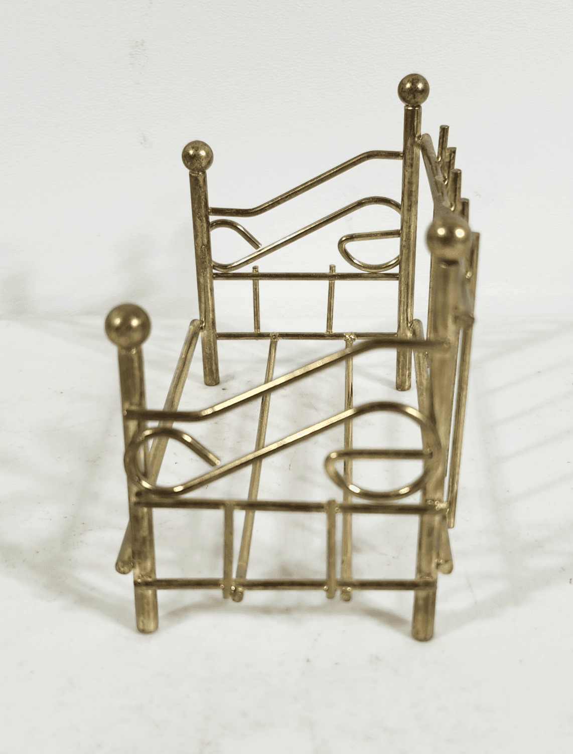 Artisan Dollhouse Miniature Brass Day Bed 1:12 Scale Furniture - Thumbnail 3