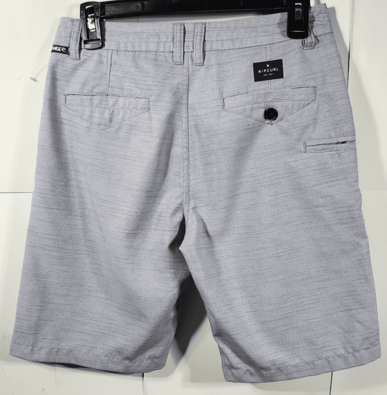 Rip Curl Boardwalk Shorts Mens 27 Gray Hybrid Walkshort Surf Casual - Thumbnail 4