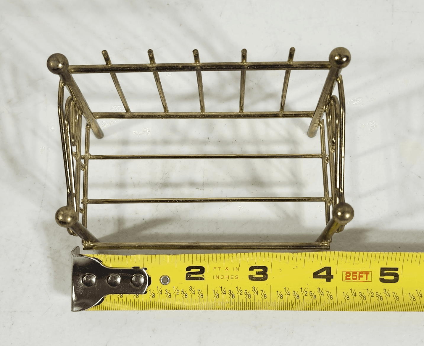 Artisan Dollhouse Miniature Brass Day Bed 1:12 Scale Furniture - Thumbnail 7
