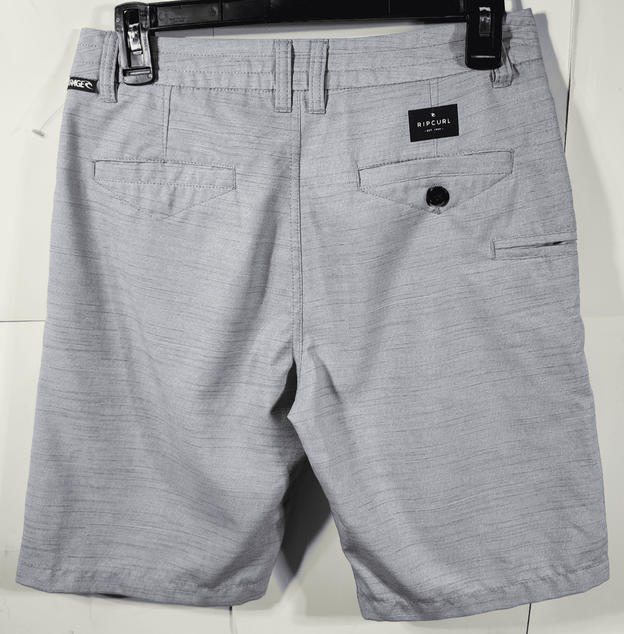 Rip Curl Boardwalk Shorts Mens 27 Gray Hybrid Walkshort Surf Casual - Thumbnail 6