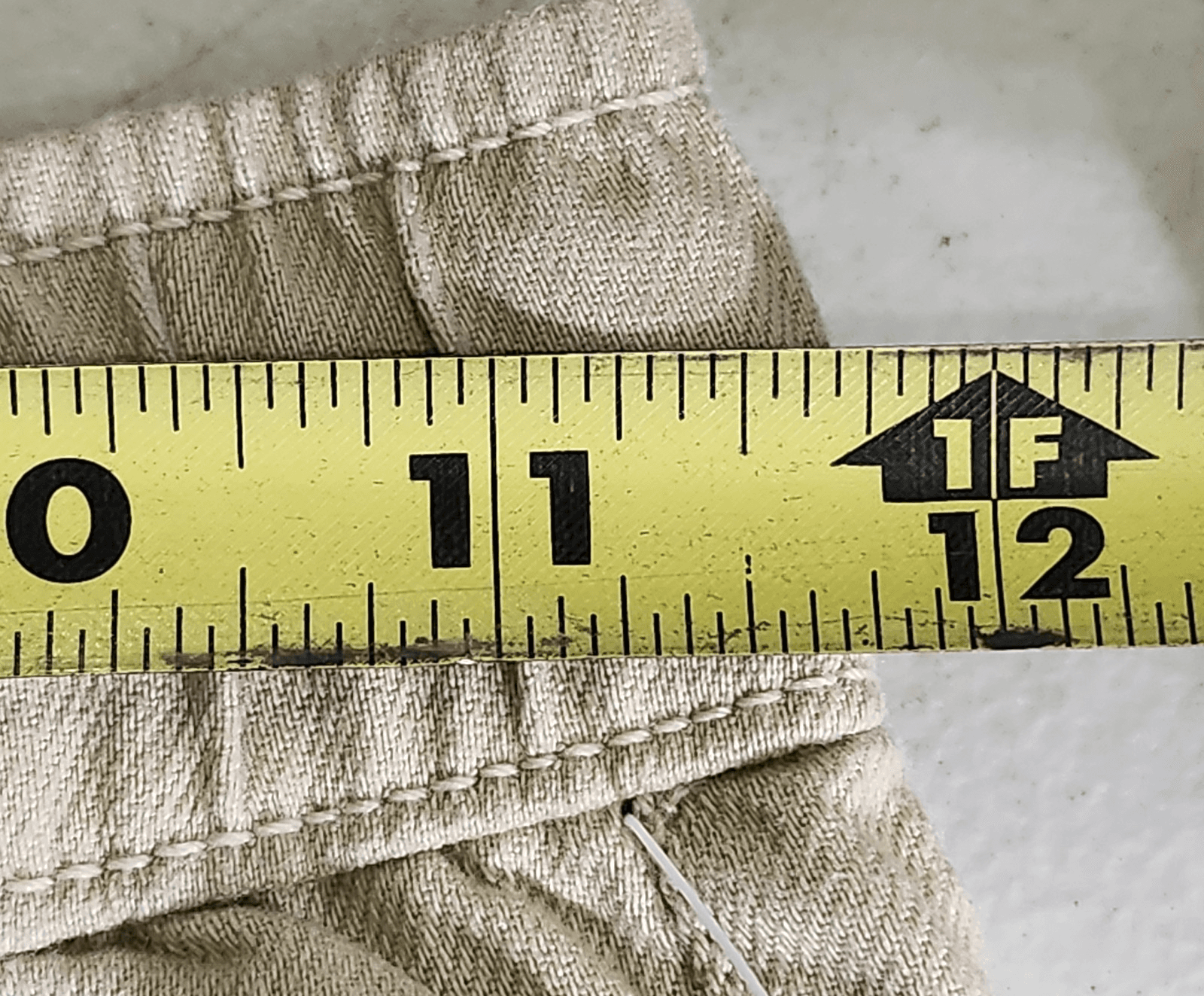 Carpenter Pants Boys 6 Beige Straight Stretch Waist With Pockets Wonder Nation - Thumbnail 2