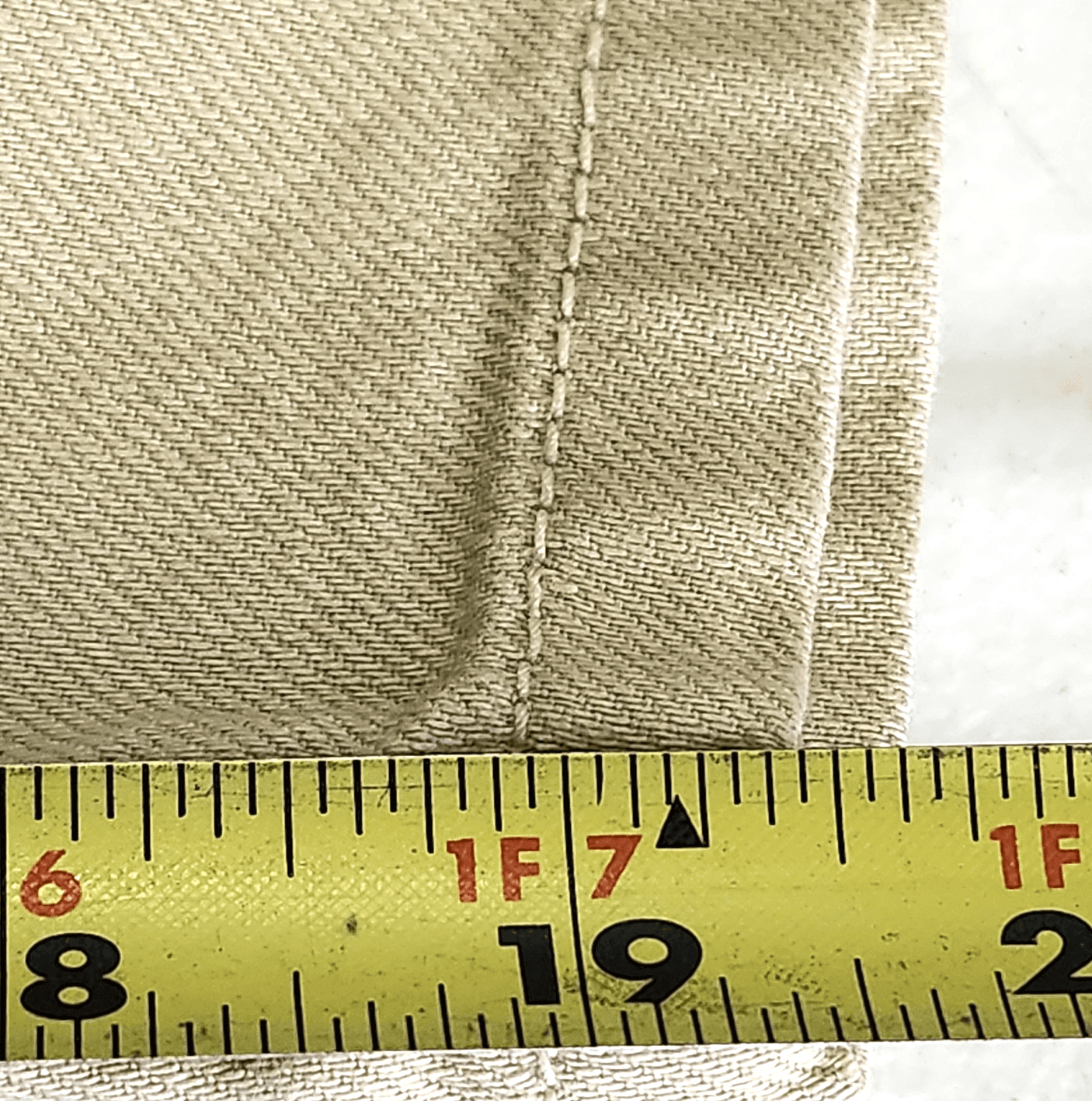 Carpenter Pants Boys 6 Beige Straight Stretch Waist With Pockets Wonder Nation - Thumbnail 3