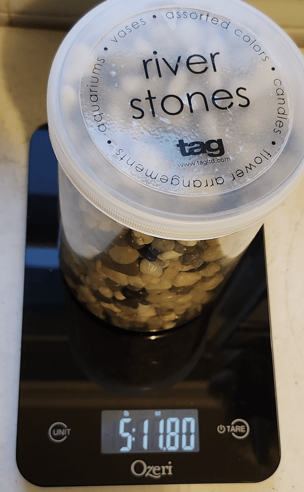 Tag River Stones Rocks for Vases Candles Flower Arrangements Aquariums 5LBS - Thumbnail 5