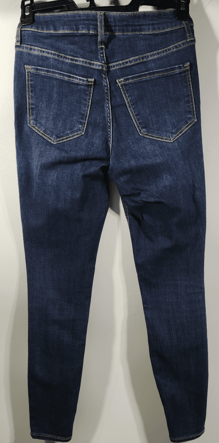 Old Navy Women's Jeans Size 4 High Rise Rockstar Super Skinny Stretch Denim - Thumbnail 6