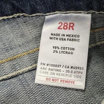 Ariat Jeans Women's 28R Blue FR Flame Resistant Mid Rise Boot Western Work Wear - Thumbnail 8
