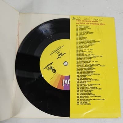 The Story of Heidi 24 Page Read Along With Record 33 1/3 RPM & Books Vintage - Thumbnail 6