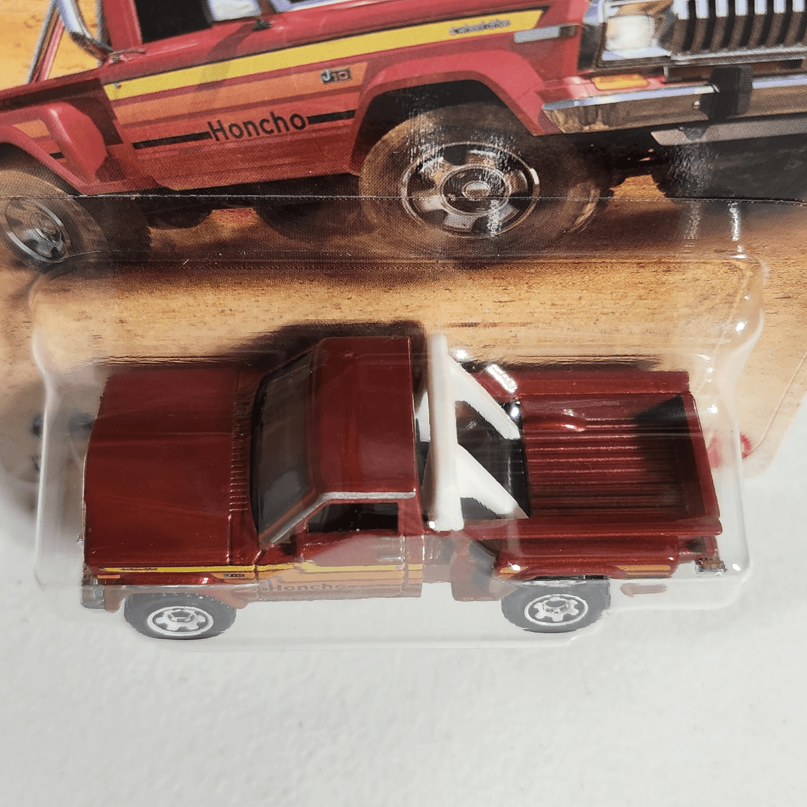 2026 Matchbox 1980 Jeep J-10 Stepside Red 1/64 Pickup Truck Toy Vehicle NEW - Thumbnail 3