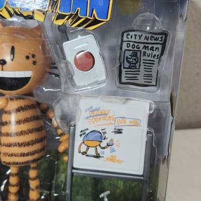 Jakks Dog Man Movie Petey 5" Inch Figure Kids Toy Evil Cat NEW - Thumbnail 3