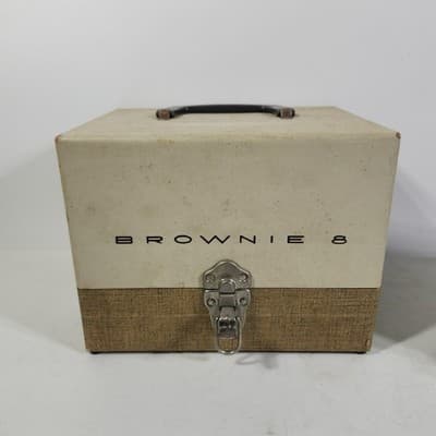 Vintage Kodak Brownie 8mm Movie Projector Model 10 with Case - Thumbnail 2