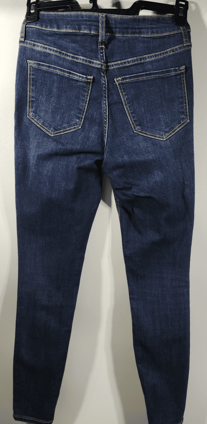 Old Navy Women's Jeans Size 4 High Rise Rockstar Super Skinny Stretch Denim - Thumbnail 4