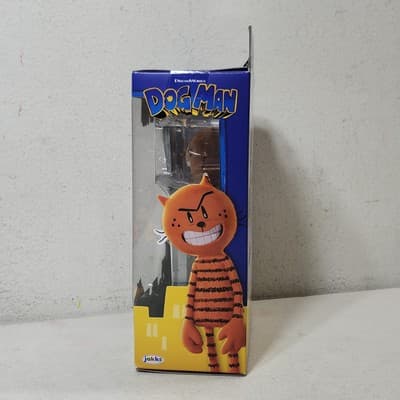 Jakks Dog Man Movie Petey 5" Inch Figure Kids Toy Evil Cat NEW - Thumbnail 4
