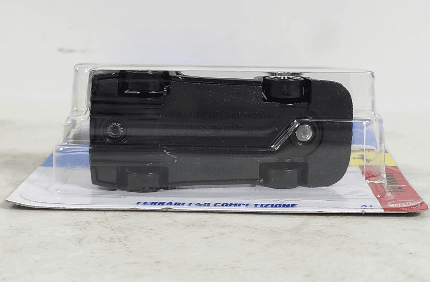 Hot Wheels Exotics Ferrari F40 Competizione Black Car 1/64 Toy Vehicle NEW - Thumbnail 4