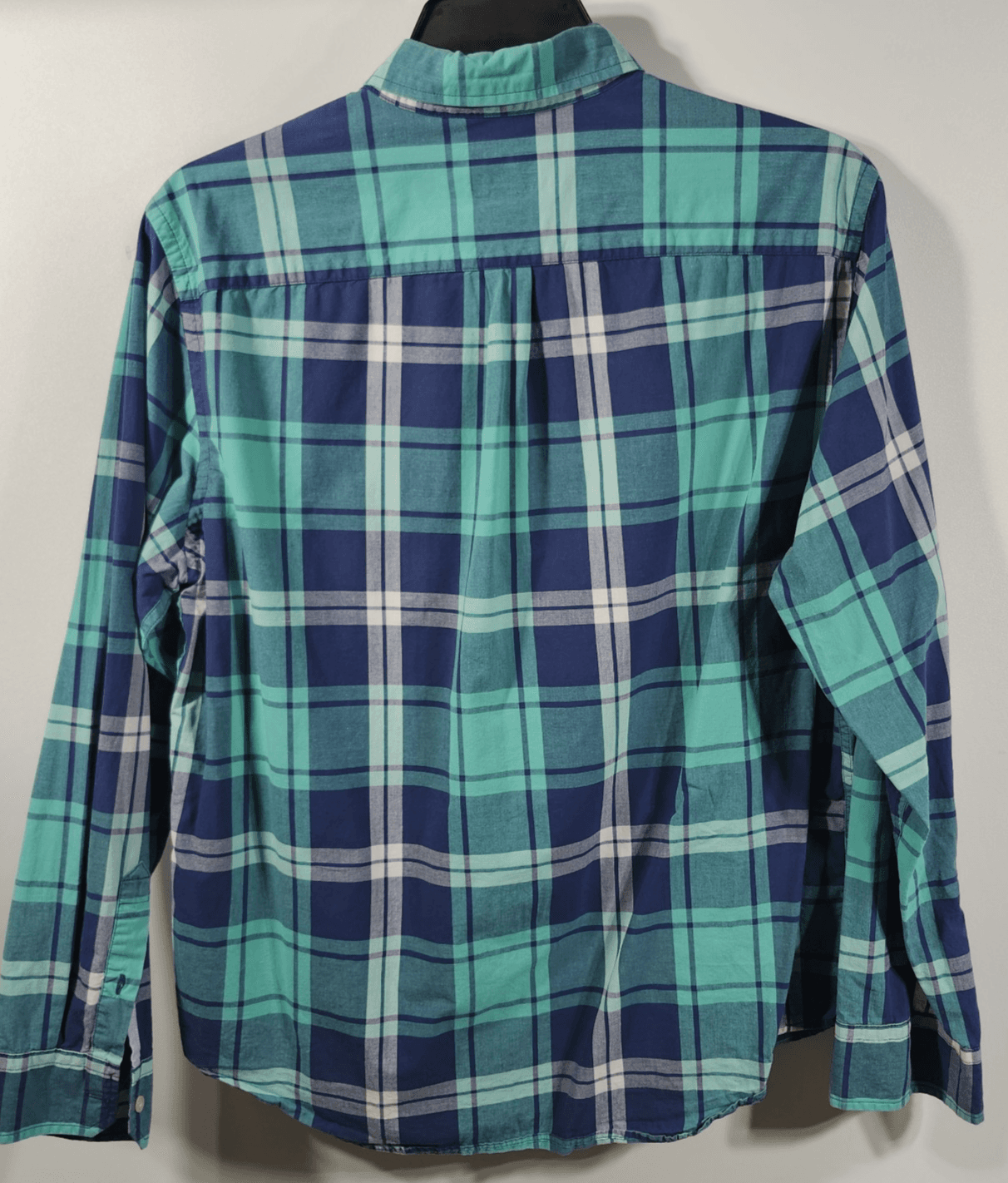 American Eagle Shirt Men's Large Plaid Prep Fit Button Down Long Sleeve - Thumbnail 6