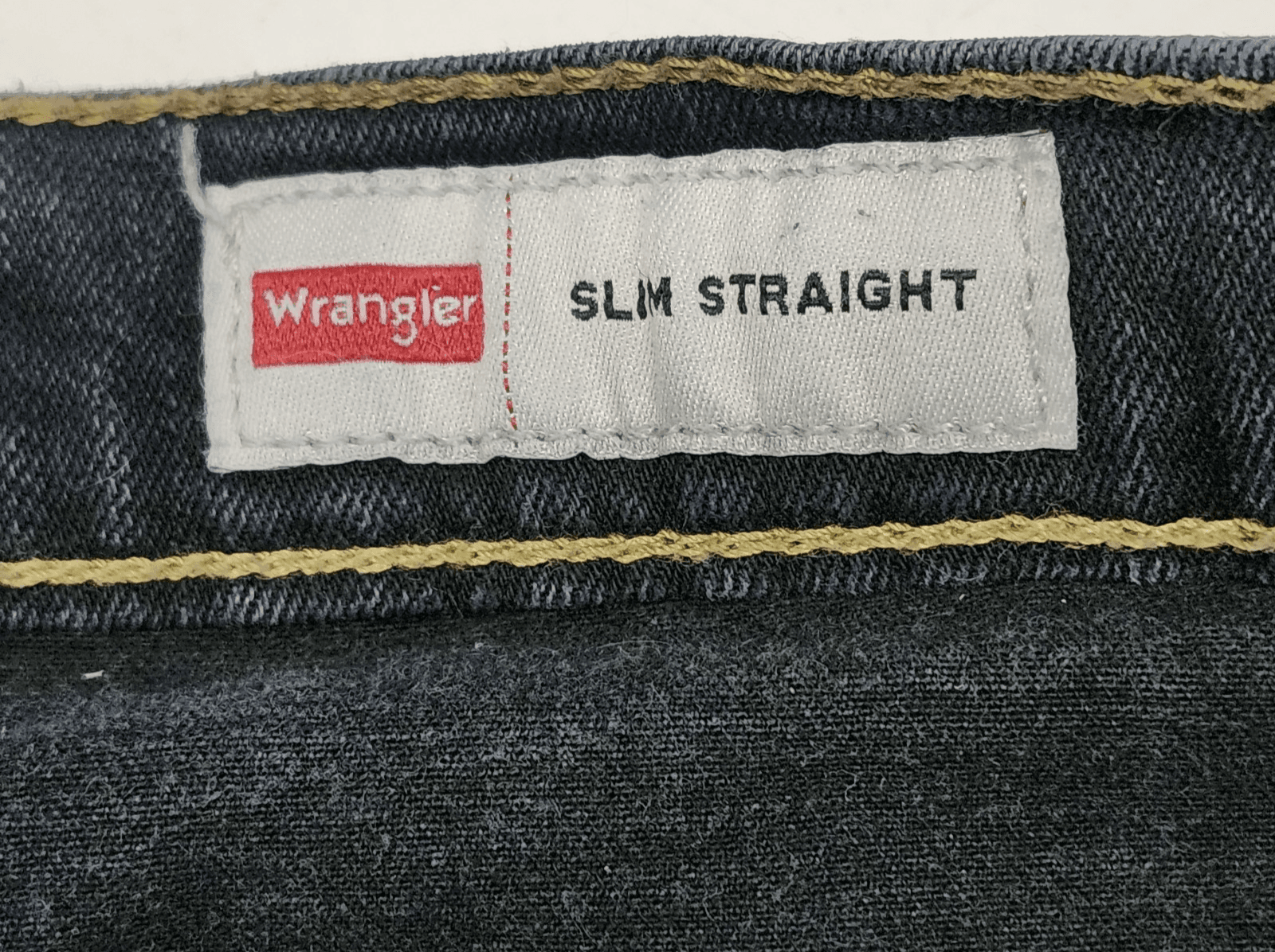 Wrangler Mens Slim Straight Jeans Size 32x32 Blue Denim Comfort Flex Waist - Thumbnail 7