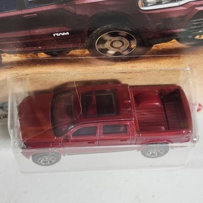 2026 Matchbox 2025 RAM 1500 REV Red 1/64 Pickup Truck Toy Vehicle NEW - Thumbnail 3