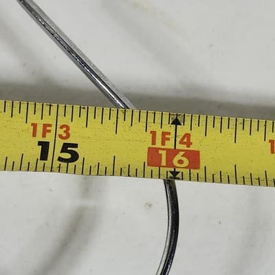 16" Space-Saving Tie Hanger Metal Closet Organizer Hook - Thumbnail 3