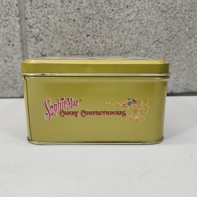 Vintage Sophie Mae Homemade Peanut Metal Candy Tin Home Decor - Thumbnail 5